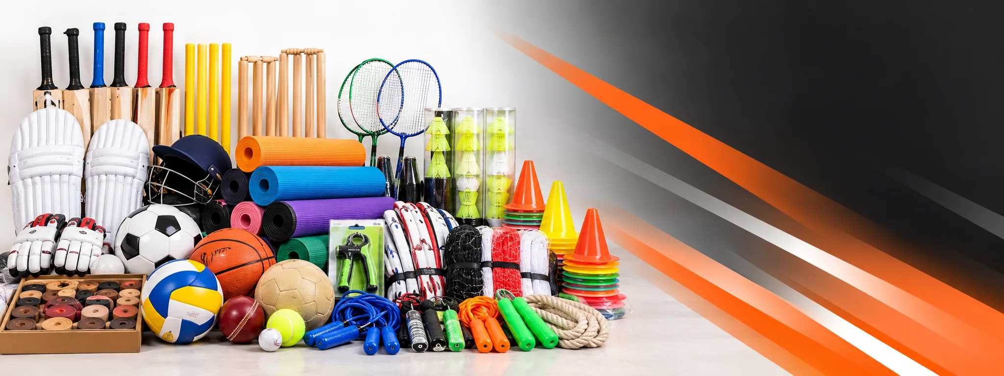 Dynamic Sports Equipment Showcase